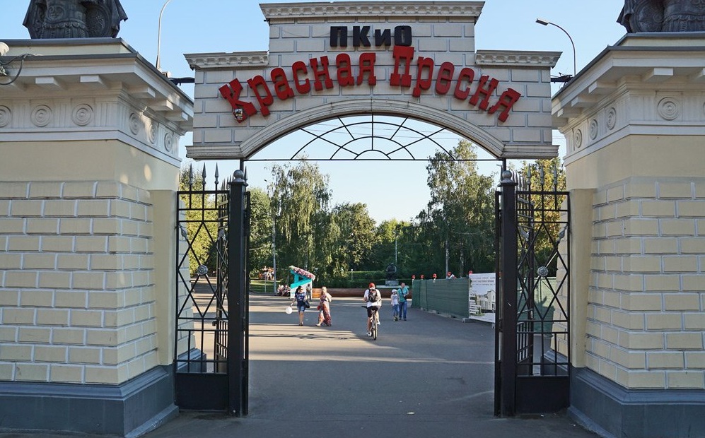 Парк красная пресня карта