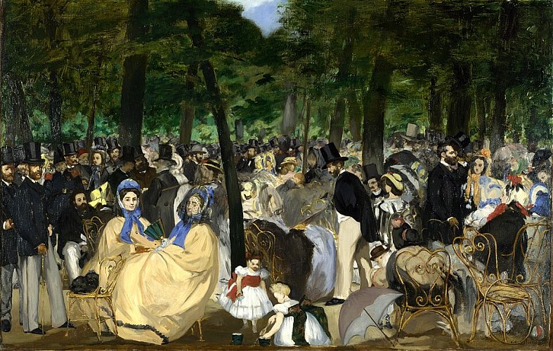 Эдуард Мане «Музыка в саду Тюильри» 1862 г. Источник: Википедия