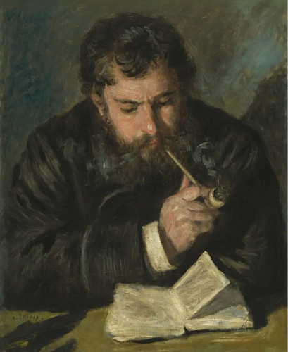 Огюст Ренуар «Клод Моне за чтением». 1872 г. Источник: Ямал медиа