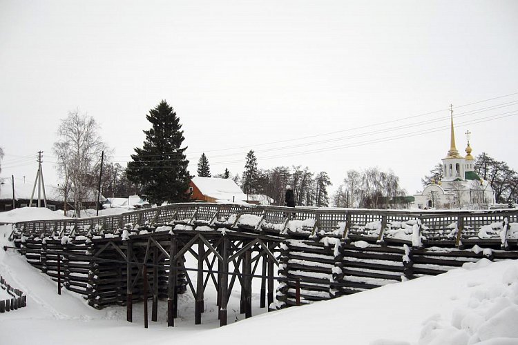 Поселок Березово в Ханты-Мансийском автономном округе