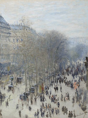 Клод Моне «Бульвар Капуцинок» 1873 г. Источник: Википедия