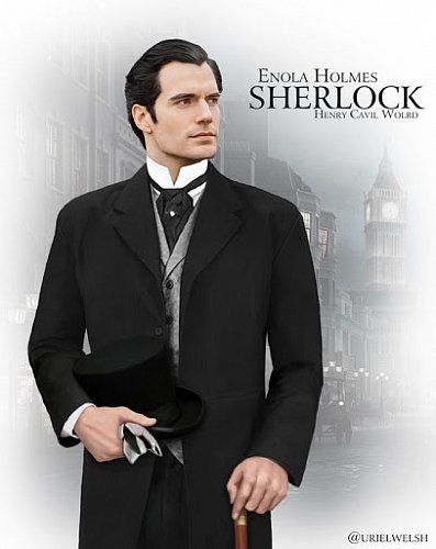  Генри Кавилл в роле Шерлока «Энола Холмс» (2020)  