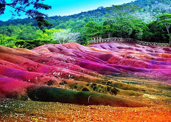 Цветные пески Шамарель, Маврикий